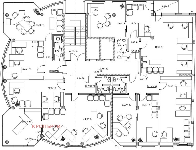 В аренду  Офис София , Център , 105 кв.м | 53949135 - изображение [6]