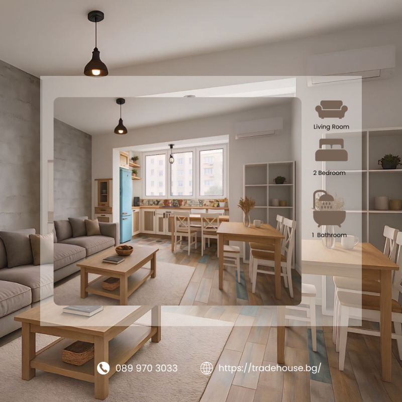 Под наем 3-СТАЕН, град Пловдив, Кючук Париж • 900 лв. / 460.16 € • 43143267 1