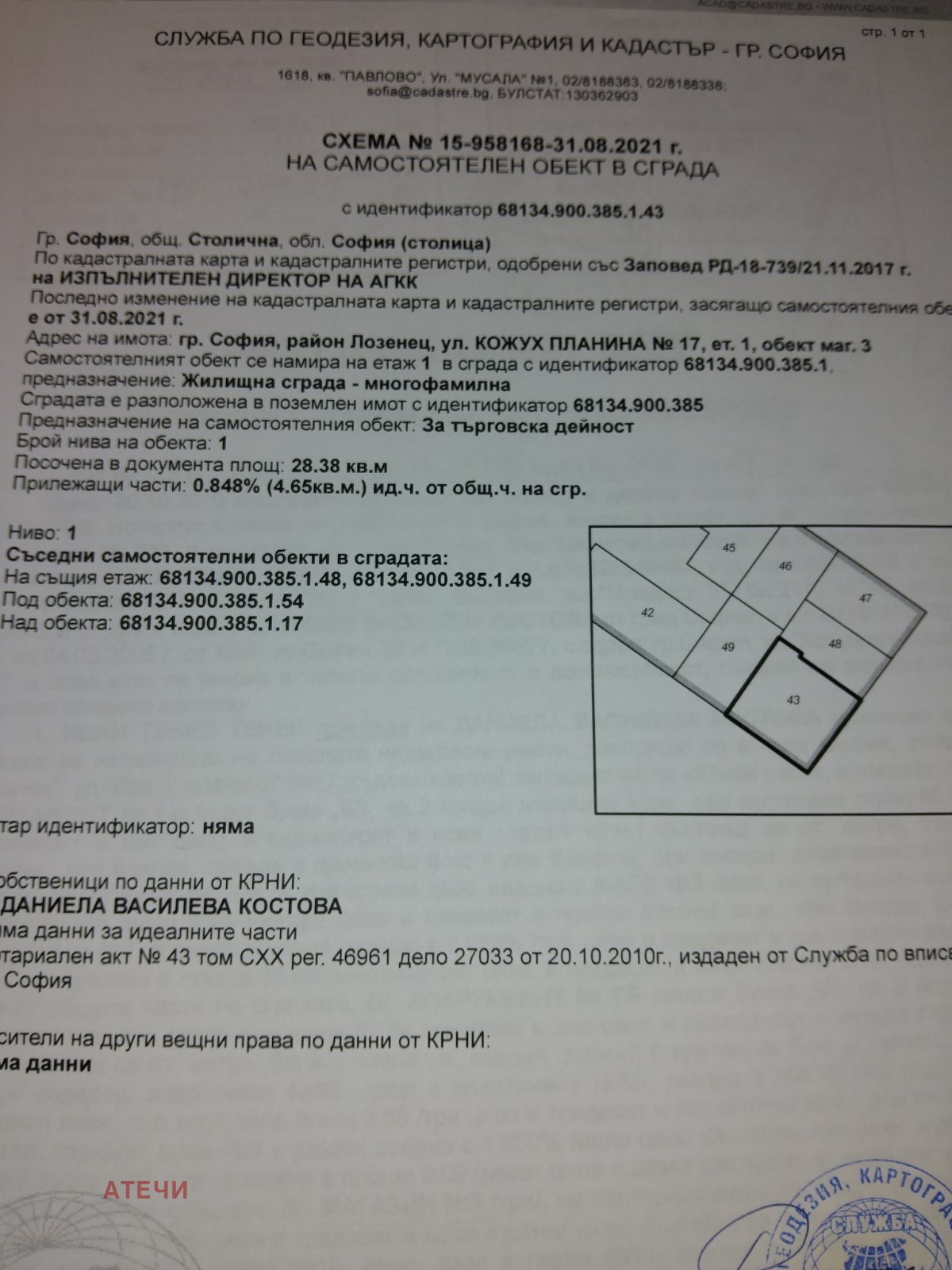Дава под наем ОФИС, гр. София, Лозенец, снимка 7 - Офиси - 55790866