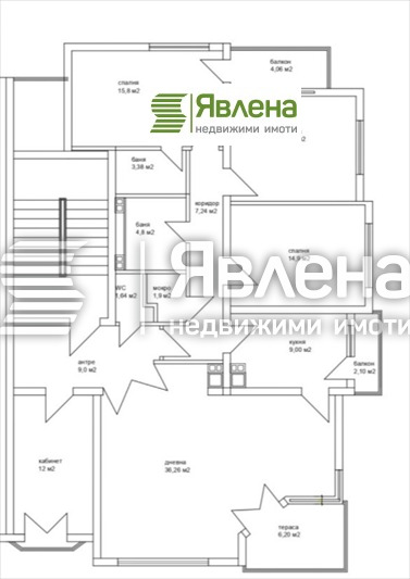 K pronájmu  3+ ložnice Sofia , Centar , 200 m2 | 17166415 - obraz [6]