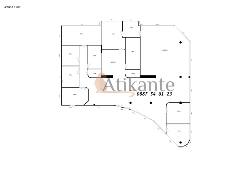 Дава под наем ОФИС, гр. София, Център, снимка 16 - Офиси - 52726895