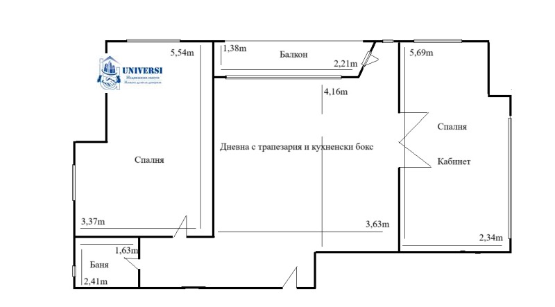 Дава под наем 2-СТАЕН, гр. София, Лозенец, снимка 12 - Aпартаменти - 47876841