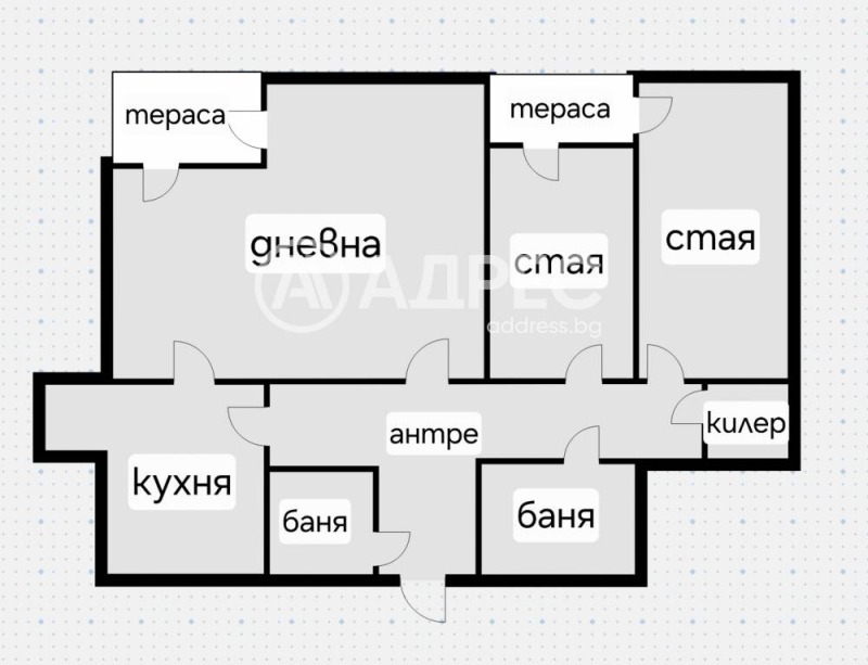 В аренду  2 спальни София , Малинова долина , 130 кв.м | 59628438 - изображение [4]