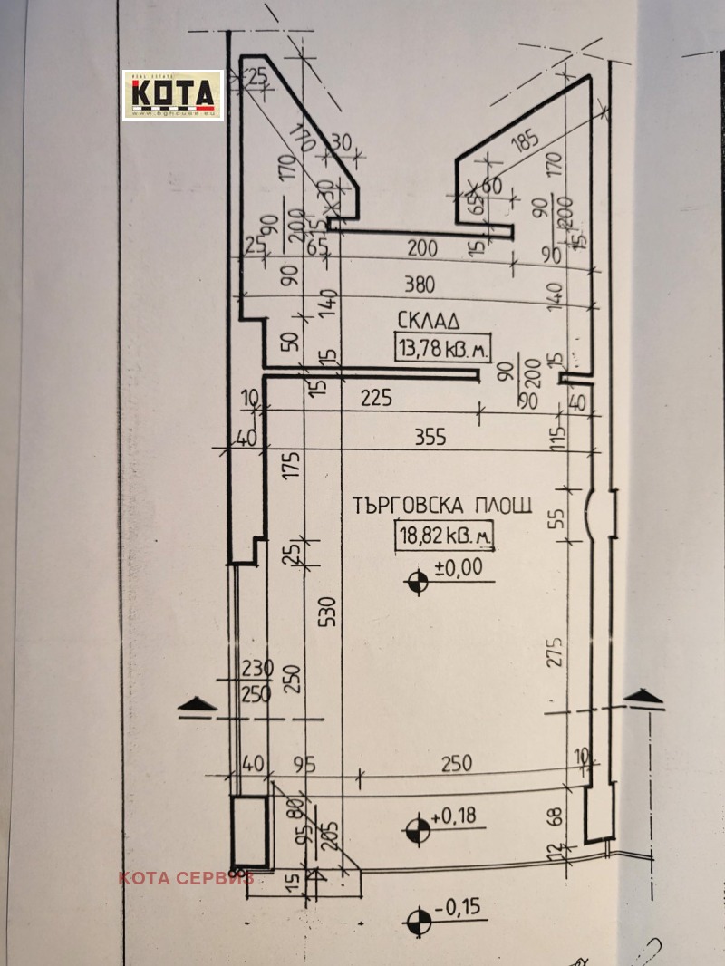 Дава под наем МАГАЗИН, гр. София, Център