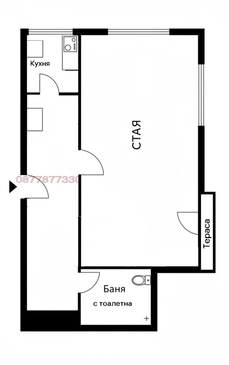 Дава под наем 2-СТАЕН, гр. София, Център, снимка 7 - Апартаменти - 52893622