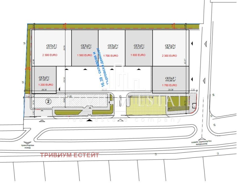 Do wynajęcia  Składowanie Plowdiw , Industrialna zona - Jug , 444 mkw | 14520628 - obraz [5]