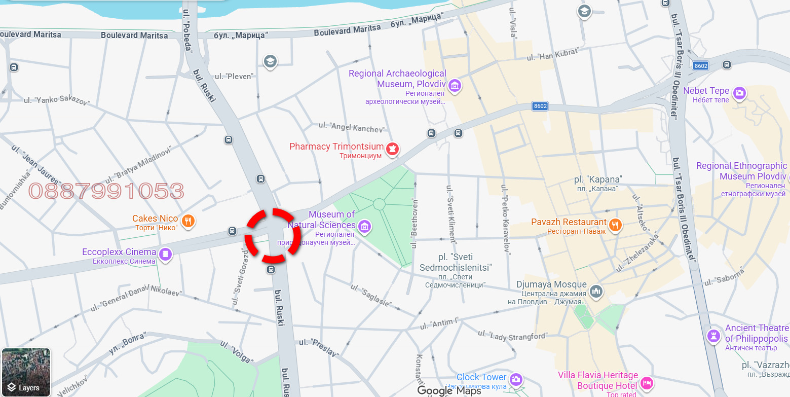 Дава под наем ГАРАЖ, ПАРКОМЯСТО, гр. Пловдив, Център, снимка 2 - Гаражи и паркоместа - 53983936