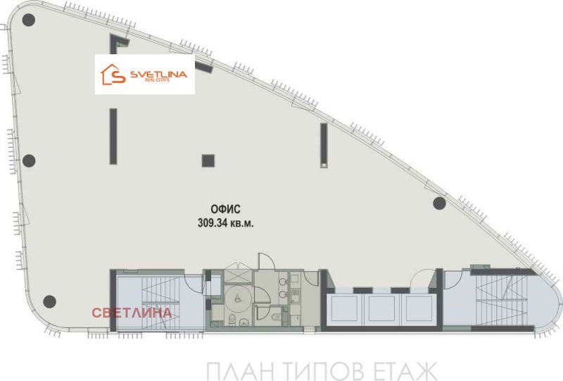 Дава под наем ОФИС, гр. София, Манастирски ливади, снимка 4 - Офиси - 52814245