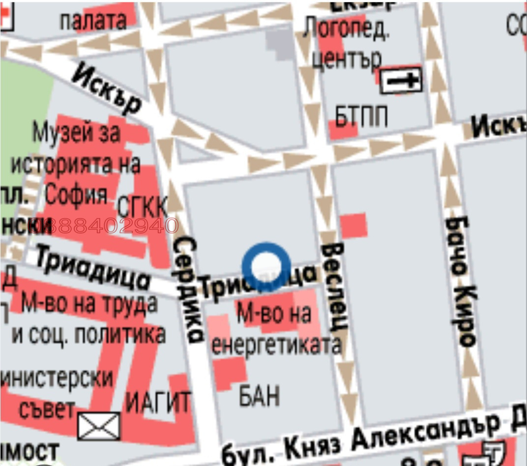 Дава под наем ОФИС, гр. София, Център