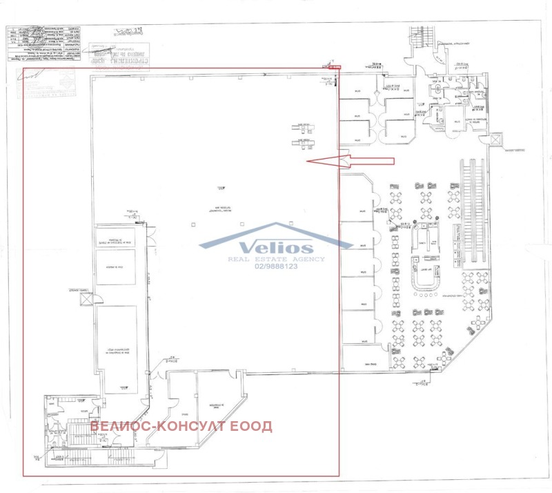 В аренду  Магазин Перник , Изток , 1100 кв.м | 83090205 - изображение [2]