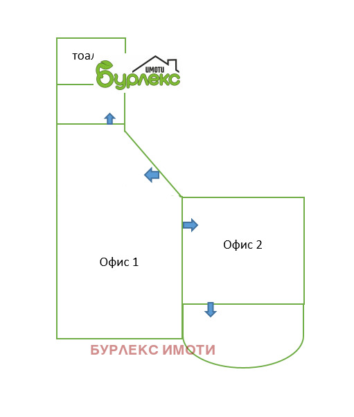 Дава под наем ОФИС, гр. Варна, Лятно кино Тракия, снимка 13 - Офиси - 49322050