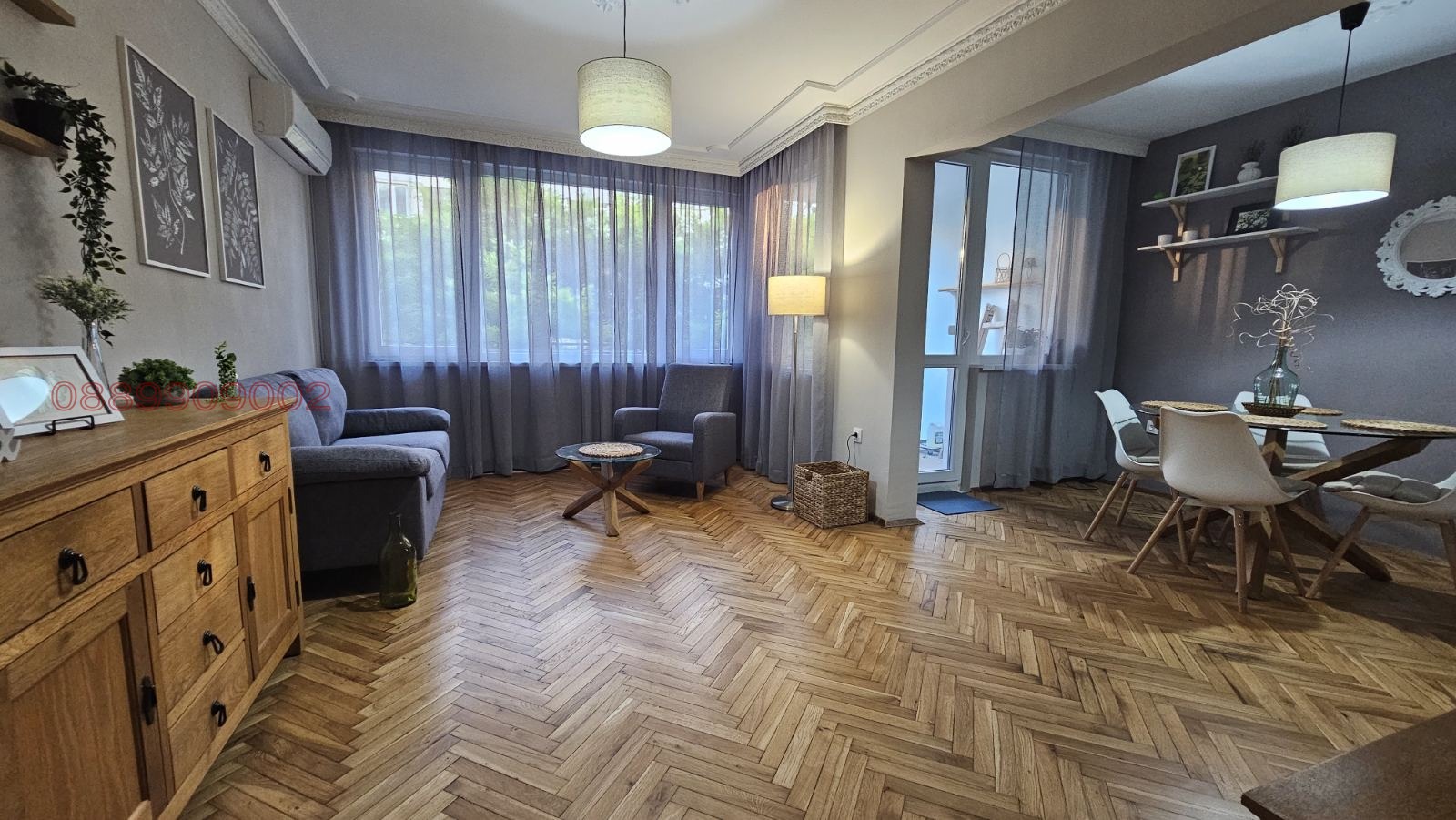Дава под наем 3-СТАЕН, гр. Варна, Център, снимка 2 - Апартаменти - 56205351