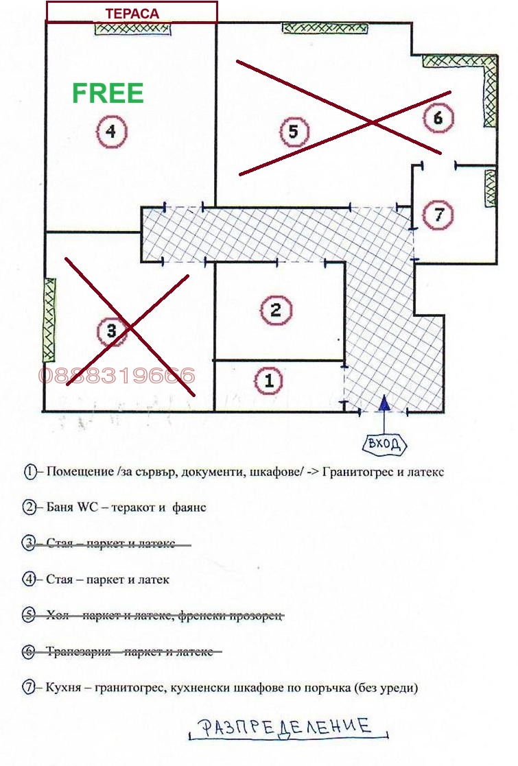 Дава под наем СТАЯ, гр. София, Лозенец, снимка 8 - Стаи под наем - 53949550