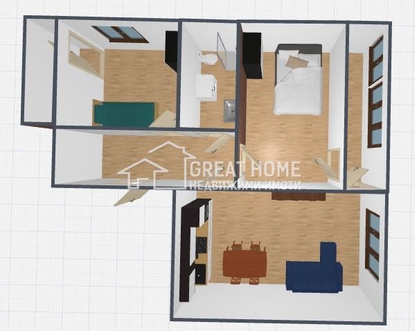 Дава под наем 3-СТАЕН, гр. Търговище, Изток 1, снимка 13 - Апартаменти - 53019611