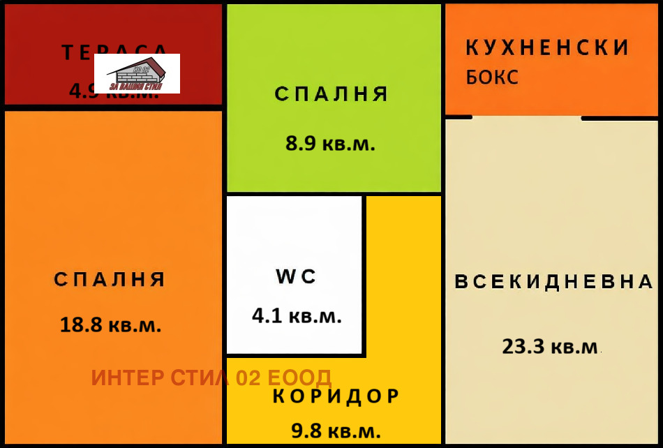 Дава под наем 2-СТАЕН, гр. Перник, Изток