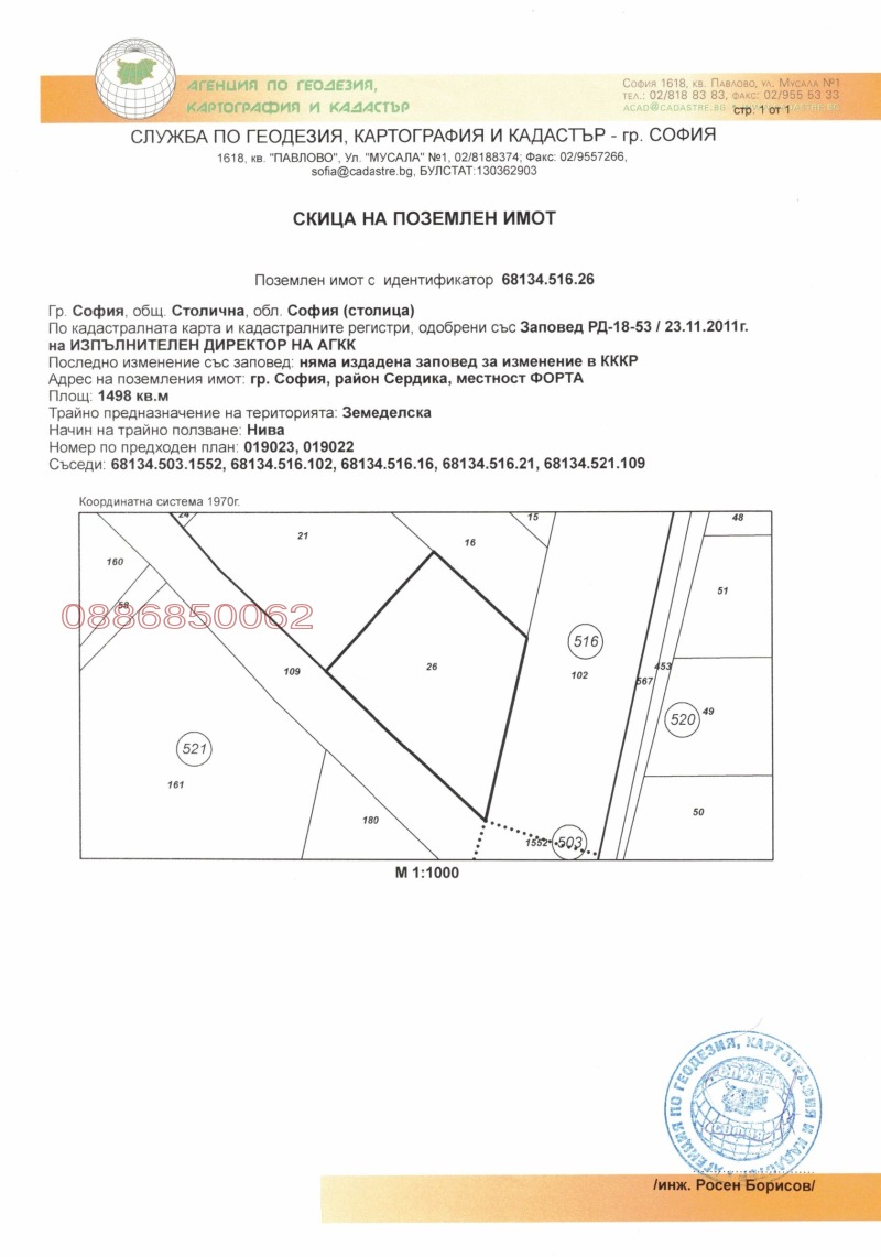 Дава под наем МЯСТО, гр. София, Бенковски, снимка 8 - Парцели - 52785422
