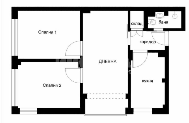 Издаје се  2 спаваће собе Софија , Центар , 80 м2 | 65204081 - слика [12]