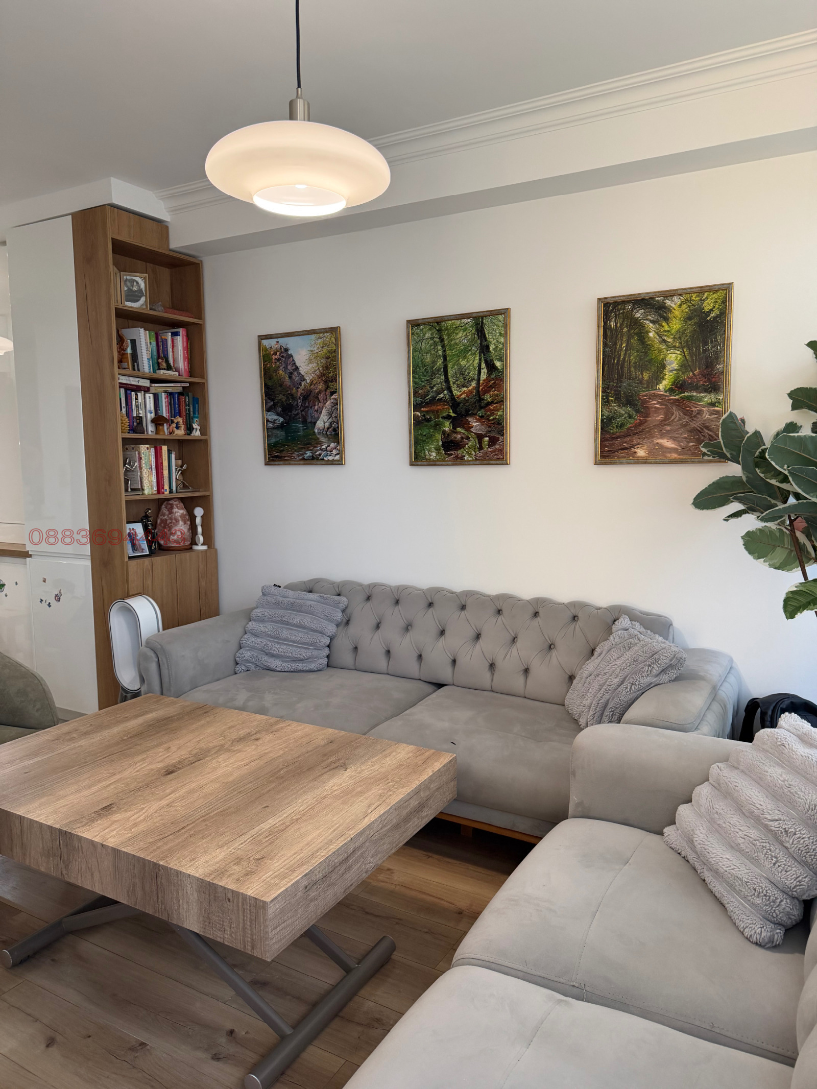 Дава под наем 3-СТАЕН, гр. София, Витоша, снимка 2 - Апартаменти - 53957207