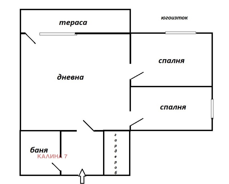 В оренду  1 спальня София , Център , 70 кв.м | 62794226 - зображення [12]