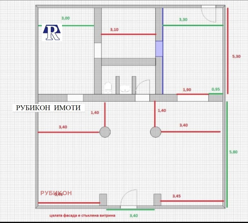 Zu vermieten  Geschäft Plowdiw , Zentar , 126 qm | 55827624 - Bild [4]