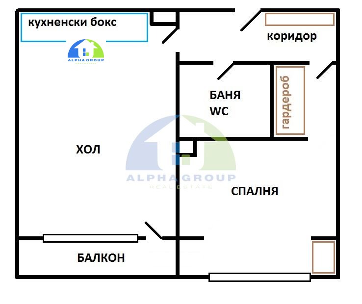 Дава под наем 2-СТАЕН, гр. София, Света Троица, снимка 17 - Апартаменти - 54280857