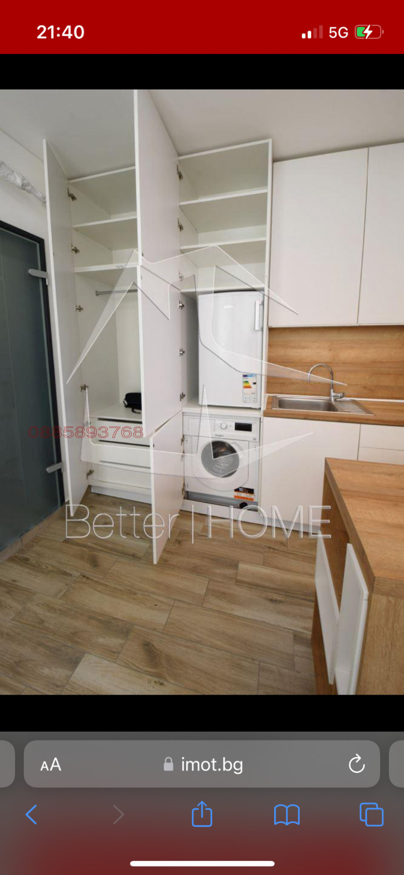 Дава под наем 1-СТАЕН, гр. София, Кръстова вада, снимка 3 - Апартаменти - 53364712