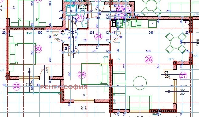 Zu vermieten  2 Schlafzimmer Sofia , Witoscha , 112 qm | 91262390 - Bild [16]