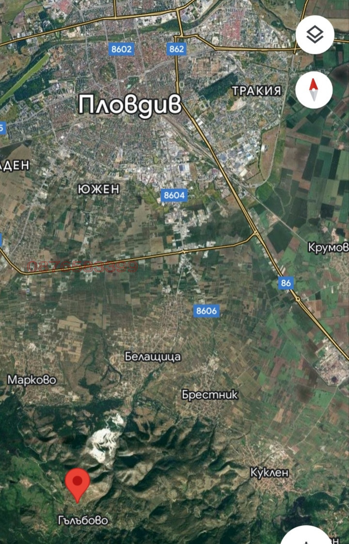 Дава под наем БИЗНЕС ИМОТ, с. Гълъбово, област Пловдив