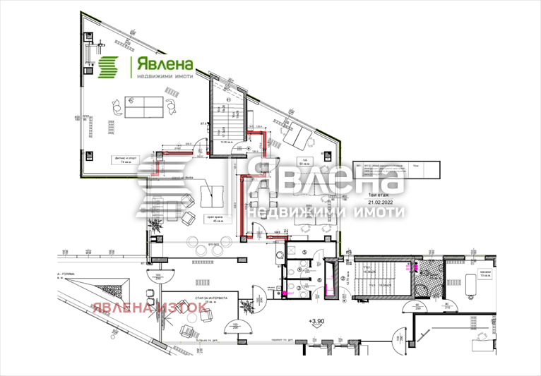 Дава под наем ОФИС, гр. София, Дружба 2, снимка 2 - Офиси - 54272604