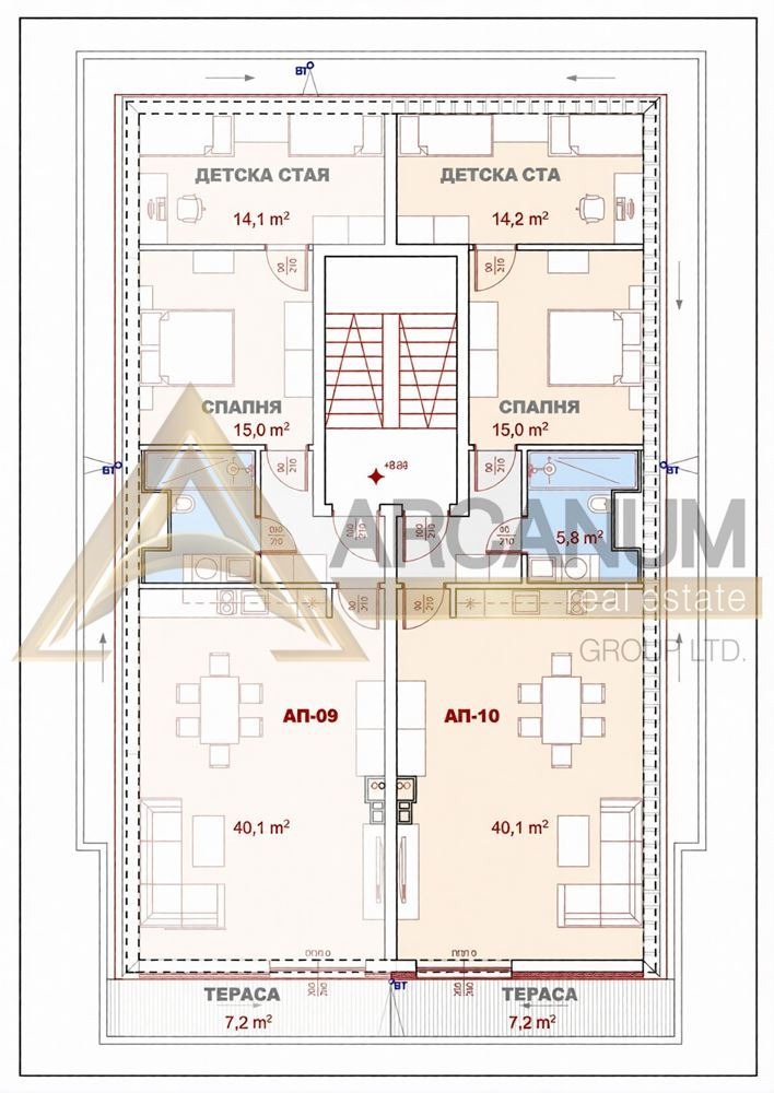 Дава под наем 3-СТАЕН, гр. Варна, Бриз, снимка 11 - Апартаменти - 53237422