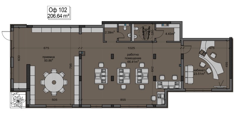 Дава под наем ОФИС, гр. София, Оборище, снимка 3 - Офиси - 53248478