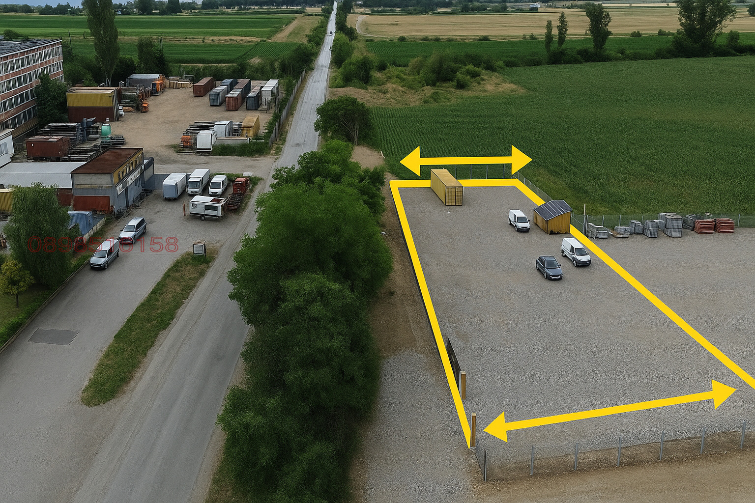 Дава под наем СКЛАД, гр. София, с. Казичене