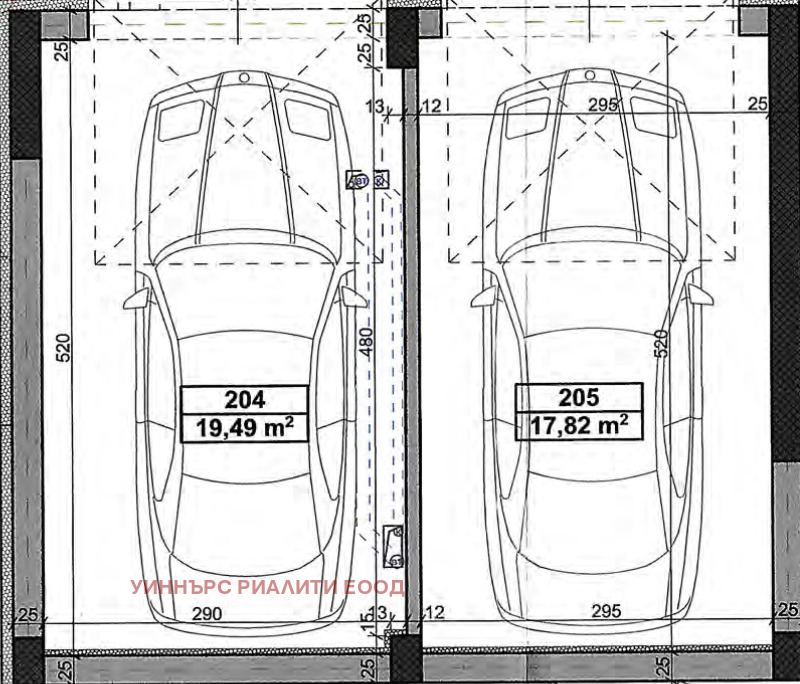 Дава под наем ГАРАЖ, ПАРКОМЯСТО, гр. София, Люлин 5