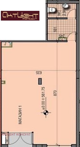 Дава под наем МАГАЗИН, гр. София, Редута, снимка 1 - Магазини - 47774464