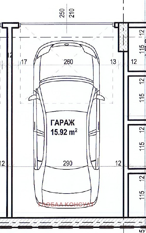 A louer  Гараж, Паркомясто Sofia , Souhata reka , 17 m² | 27931594 - image [2]