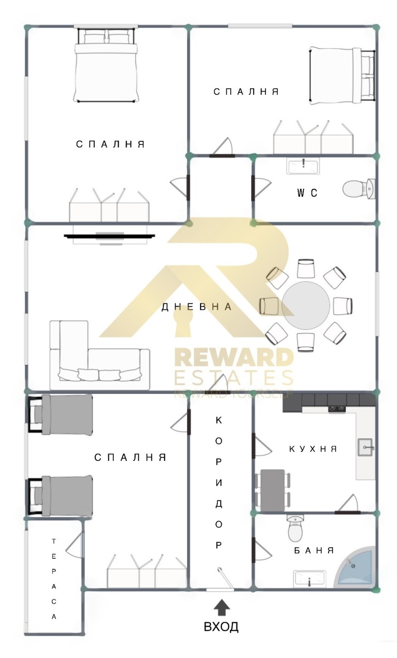 K pronájmu  2 ložnice Sofia , Centar , 100 m2 | 94615706 - obraz [12]