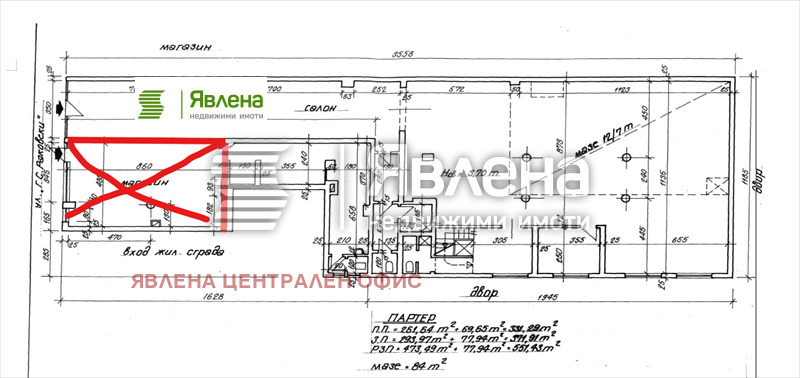 Дава под наем МАГАЗИН, гр. София, Оборище, снимка 8 - Магазини - 54435765