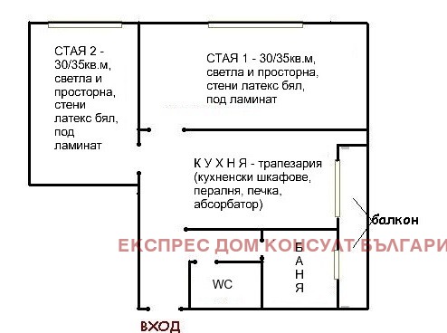 En renta  1 dormitorio Sofia , Tsentar , 90 metros cuadrados | 90446557 - imagen [5]