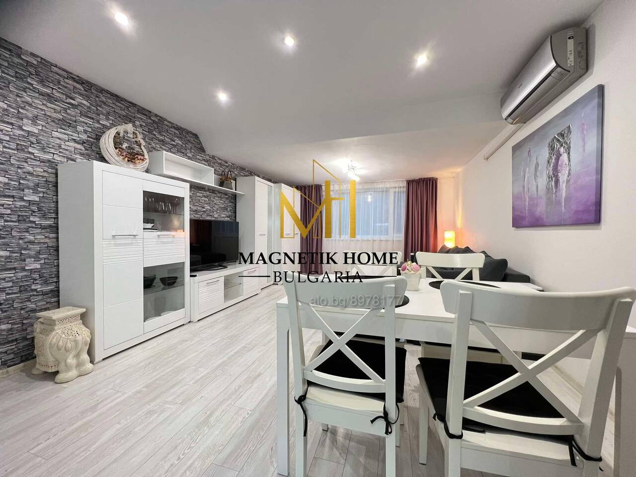 Дава под наем 2-СТАЕН, гр. Бургас, Възраждане, снимка 2 - Апартаменти - 53876867