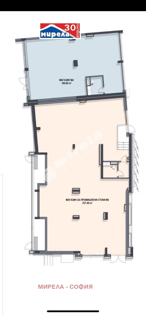 Vuokrattavana  Myymälä Sofia , Krastova vada , 121 neliömetriä | 64681090 - kuva [5]