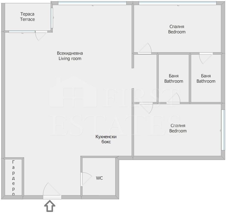 A louer  2 chambres Sofia , Iztok , 170 m² | 51917019 - image [15]