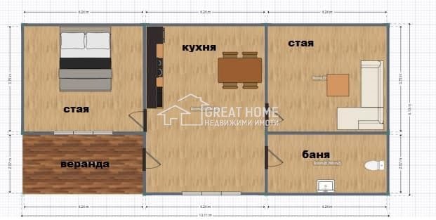 Дава под наем КЪЩА, гр. Търговище, Бряг, снимка 10 - Къщи - 53043118