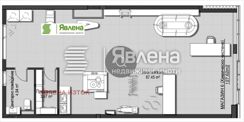 Дава под наем МАГАЗИН, гр. София, Хладилника, снимка 6 - Магазини - 54335906