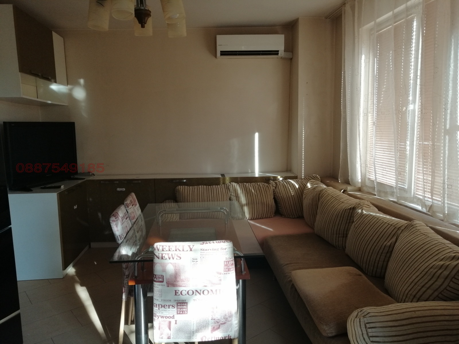 Дава под наем 3-СТАЕН, гр. Варна, Погреби, снимка 2 - Апартаменти - 53809413