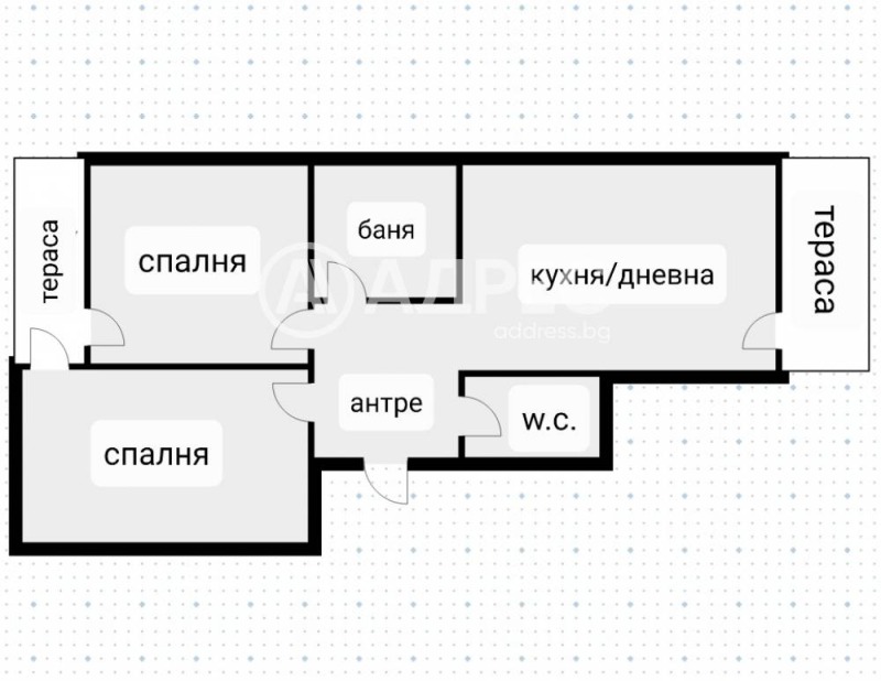Til leie  2 soverom Sofia , Simeonovo , 94 kvm | 67757815 - bilde [12]