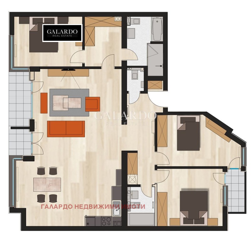 Дава под наем 4-СТАЕН, гр. София, Лозенец, снимка 13 - Апартаменти - 53366691