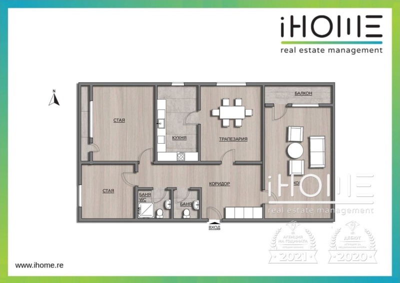 Дава под наем 3-СТАЕН, гр. София, Надежда 4, снимка 9 - Апартаменти - 53592910