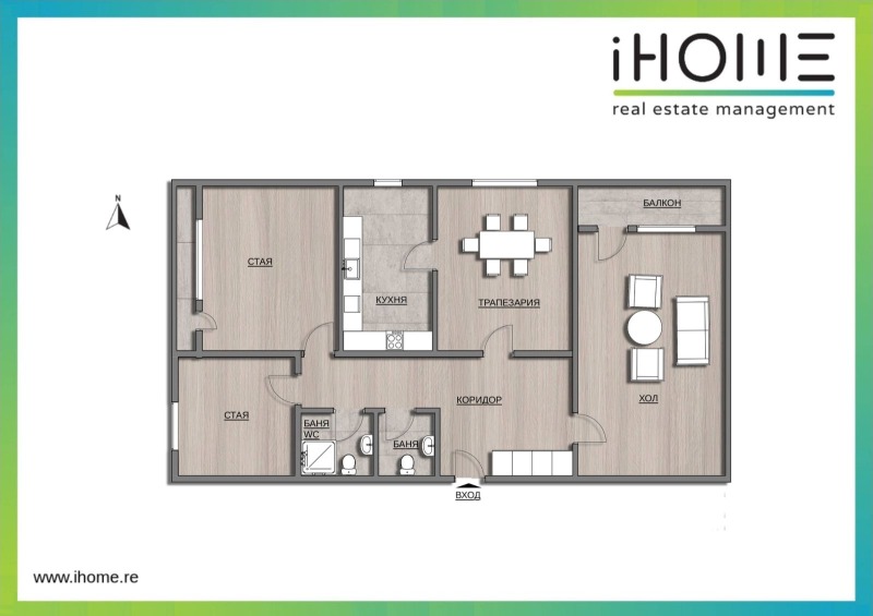 Дава под наем 3-СТАЕН, гр. София, Надежда 4, снимка 9 - Апартаменти - 53415715