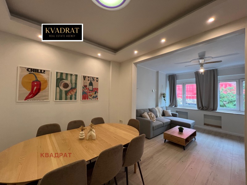 Дава под Наем 3-СТАЕН в град София, Център - 100 кв.м / 1 240 € » 2 425.23 лв., КВАДРАТ