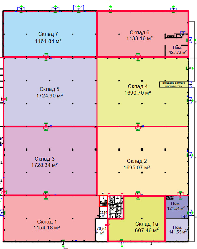 Do wynajęcia  Składowanie Targowiszcze , Promiszlena zona , 2300 mkw | 92837977 - obraz [4]